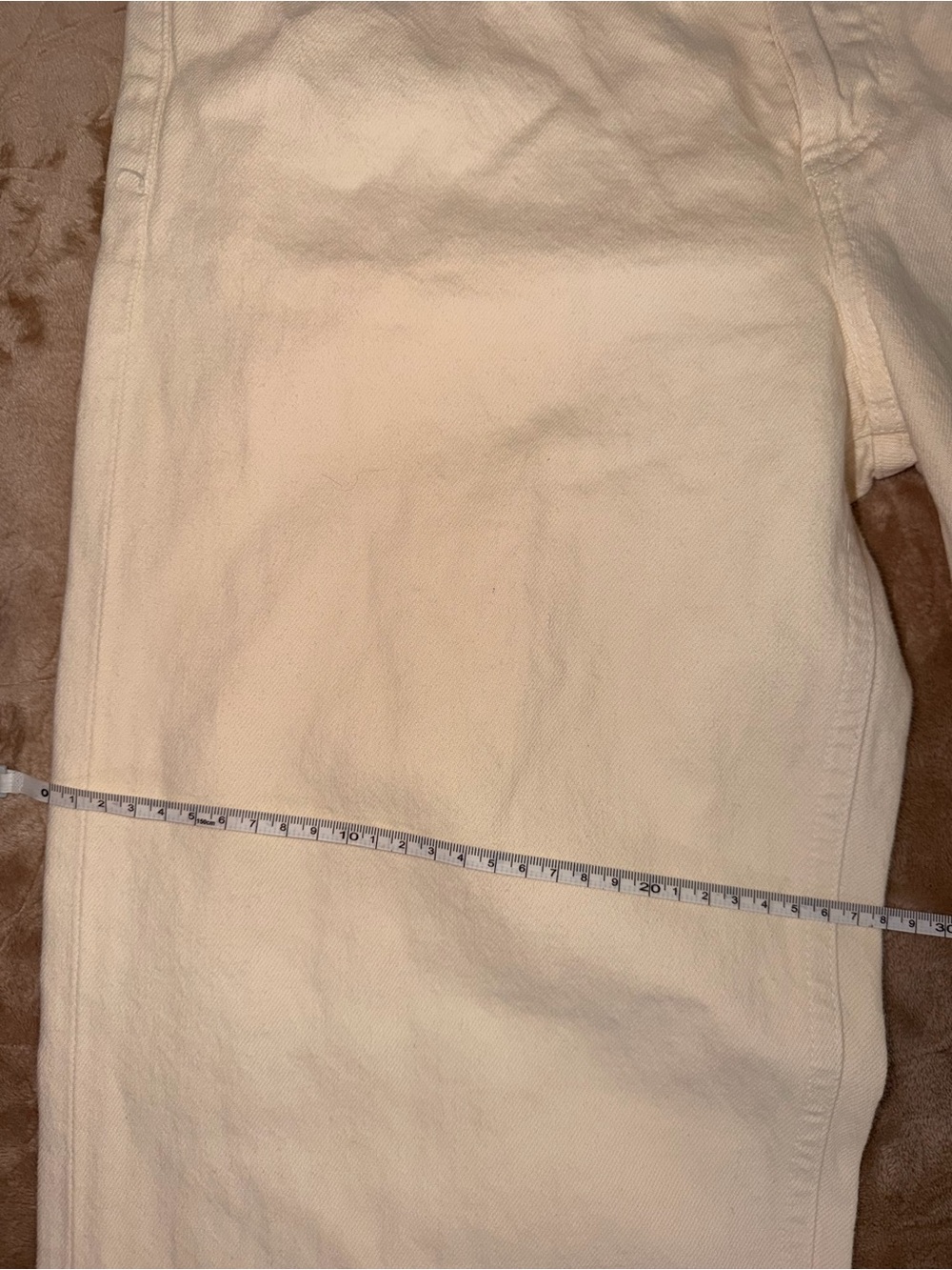 AGOLDE - Low Slung Baggy Jeans in White, Size 23 - Picture 15 of 15